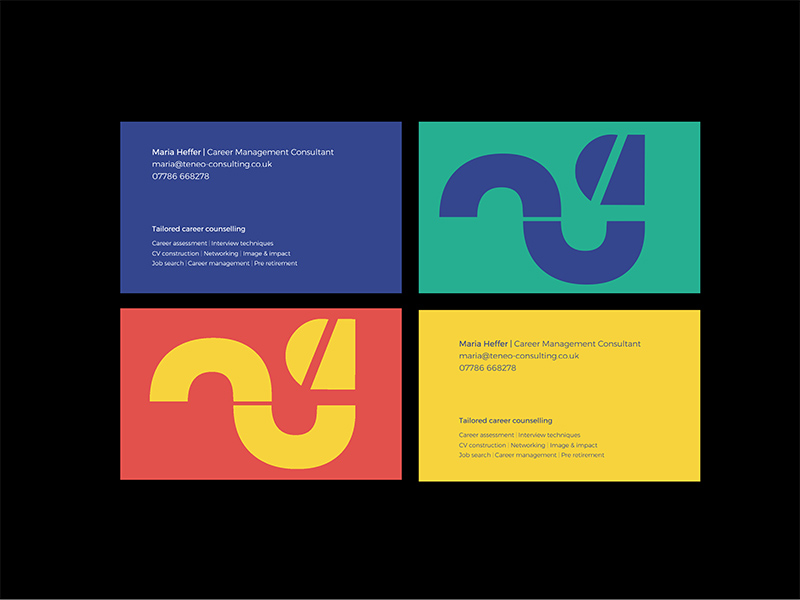 Teneo Consulting Business Card Business Card Design Inspiration
