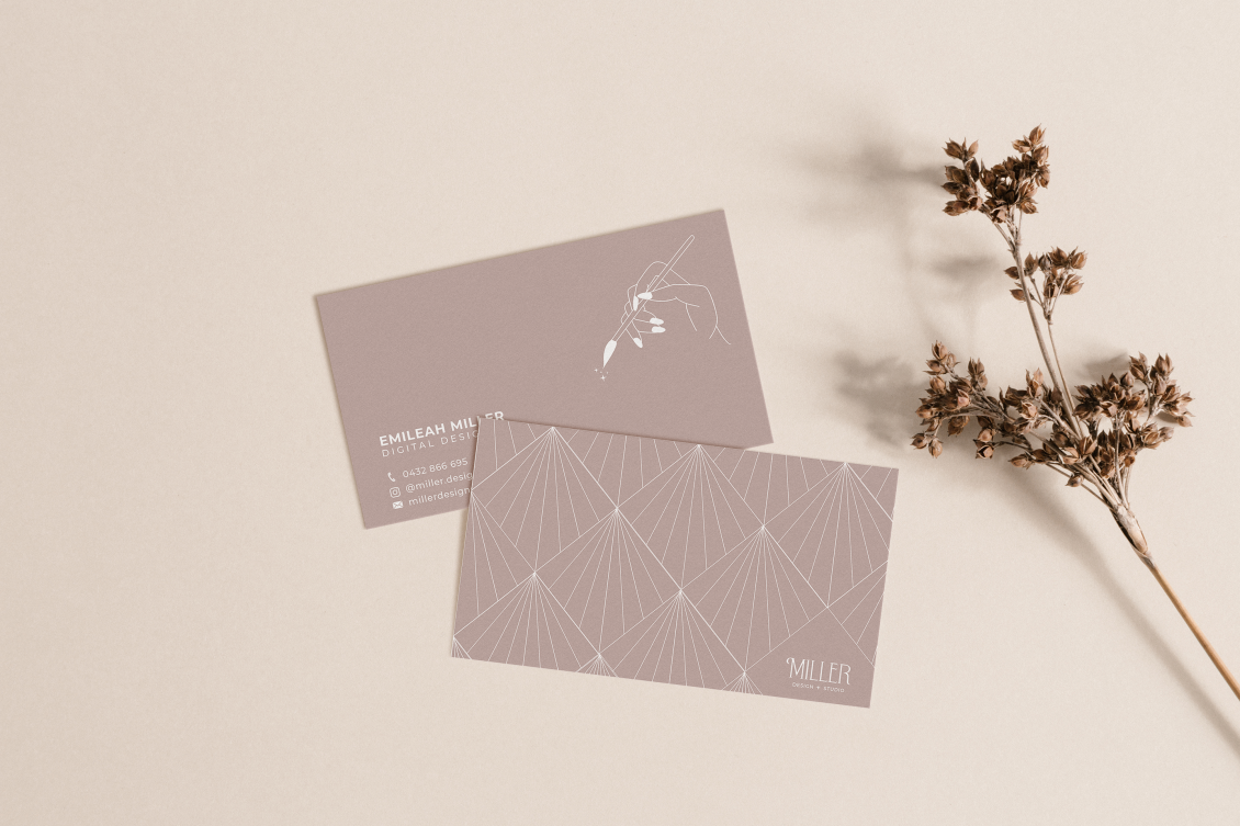 Miller Design Studio Business Card - Business Card Design Inspiration