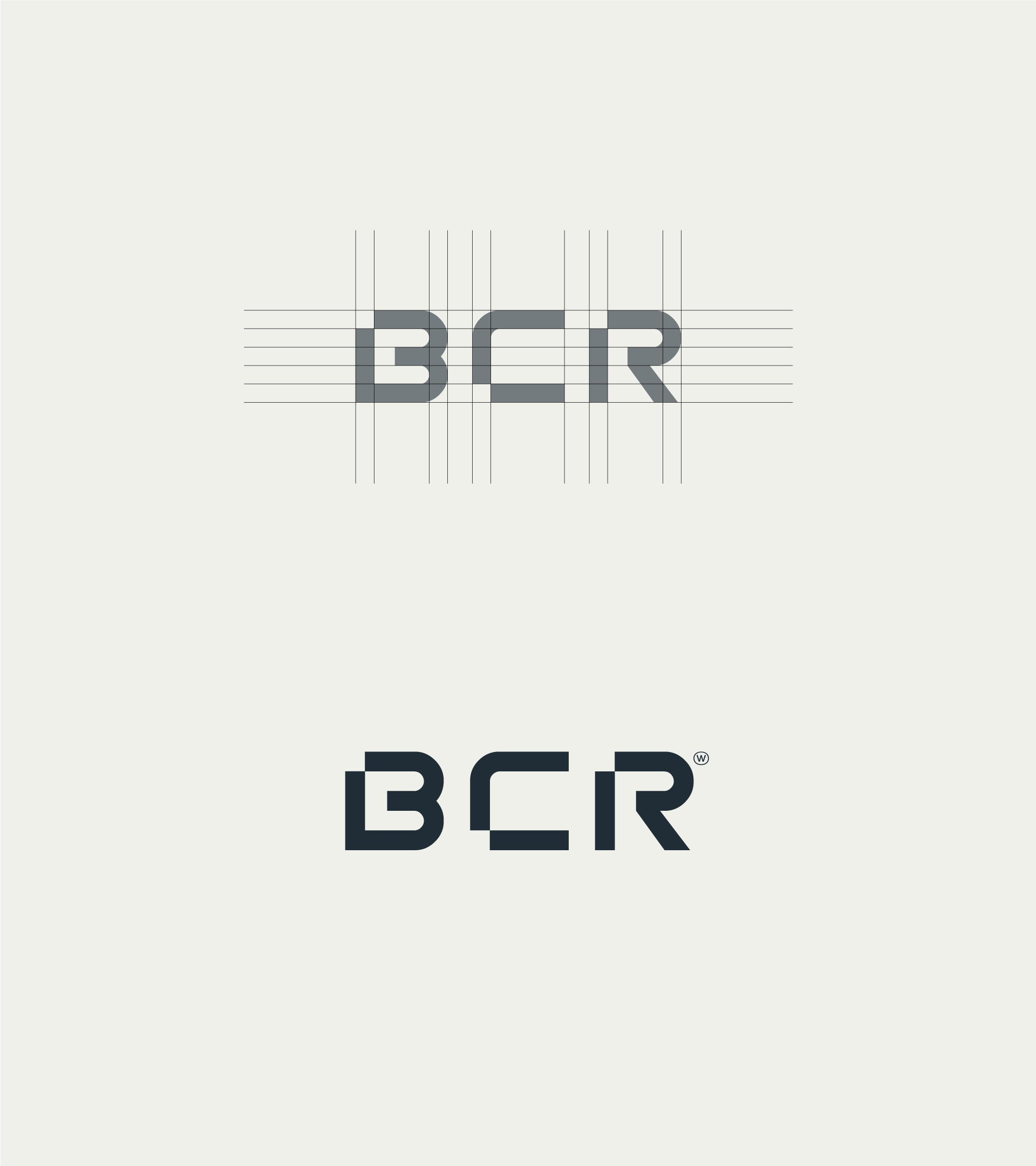 BCR logo construction