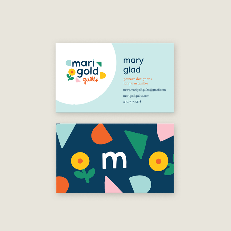 Marigold Quilts Business Card