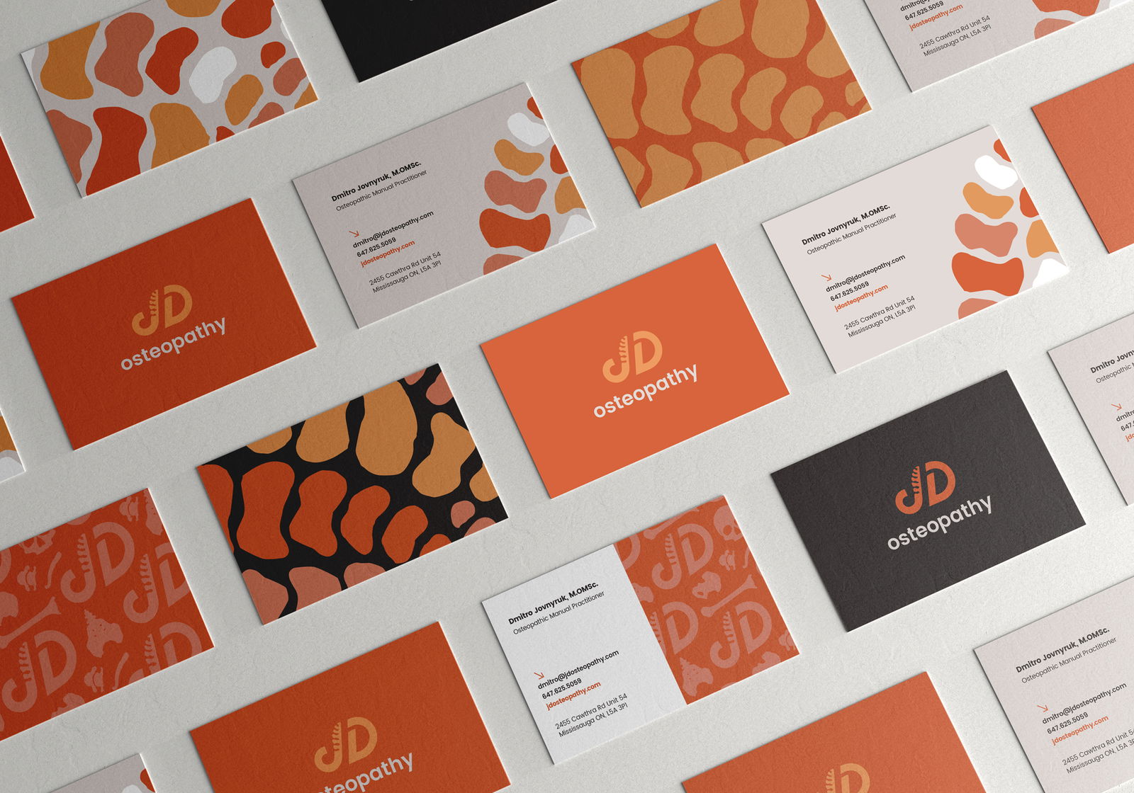 JD Osteopathy Business Card
